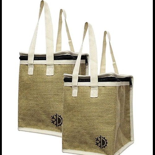 Jute Lunch Bags detail photo 2