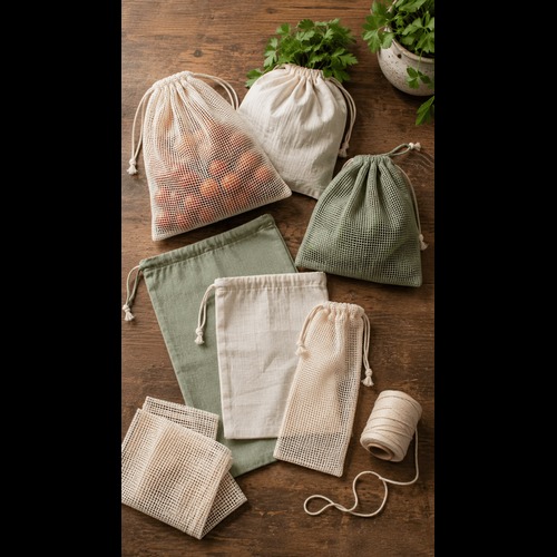 Jute Reusable Produce Bags sample photo 1