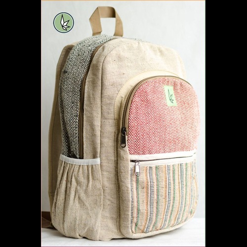 Jute School Bag detail photo 2