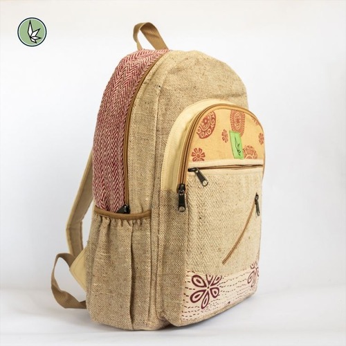 Jute School Bag detail photo 4