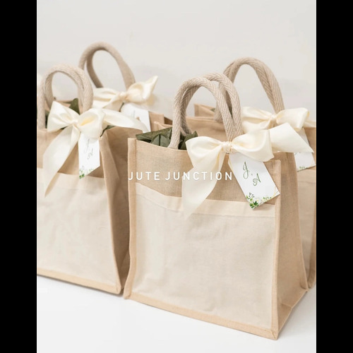 Jute Gift Bags detail photo 2