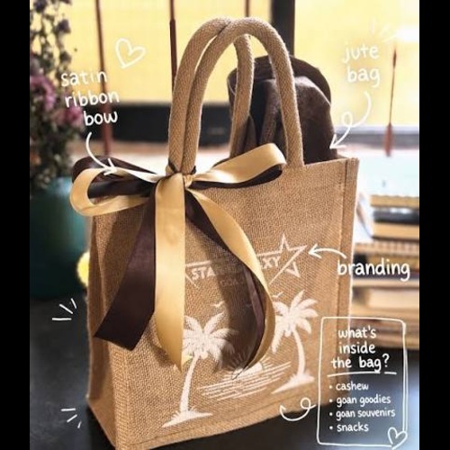 Jute Gift Bags detail photo 3