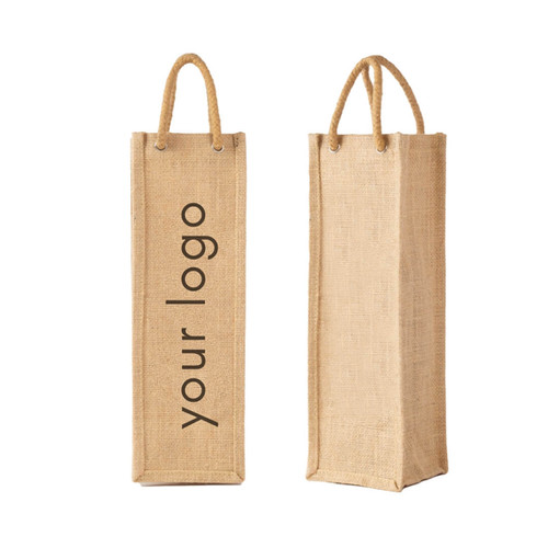 Jute Wine Bags detail photo 4