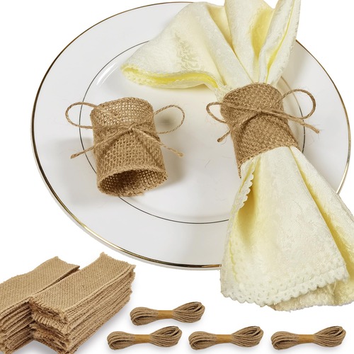 Jute Napkin Rings detail photo 3