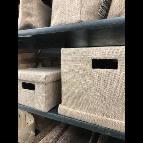 Jute Closet Baskets detail photo 2