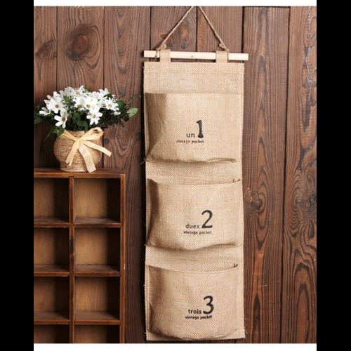 Jute Hanging Organizers detail photo 2